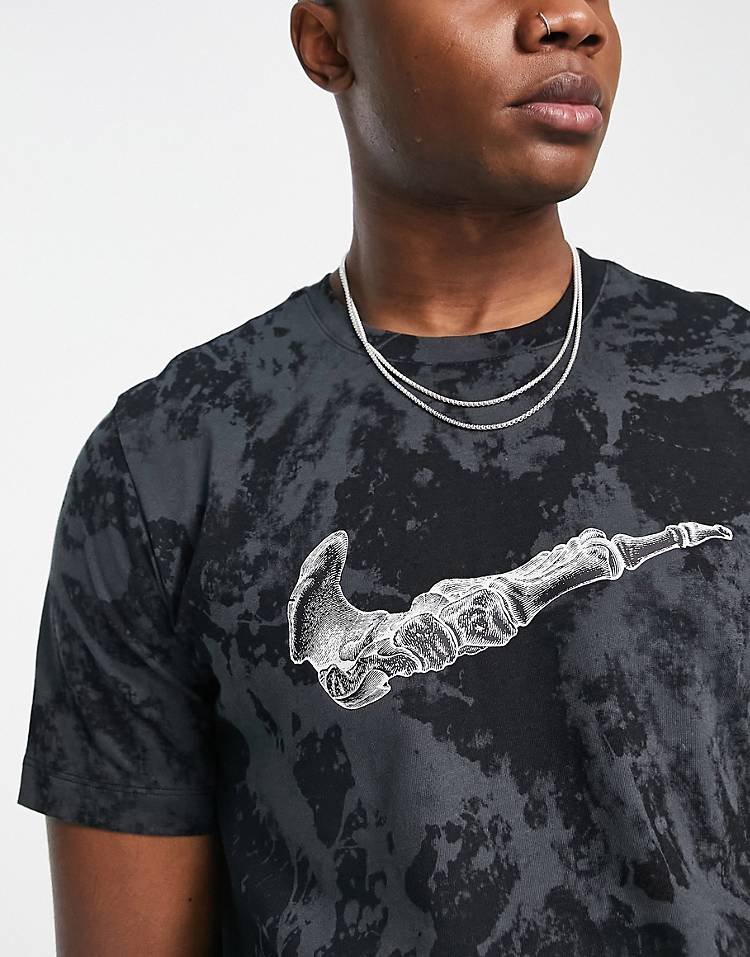 Nike Running Dri-FIT printed t-shirt in black